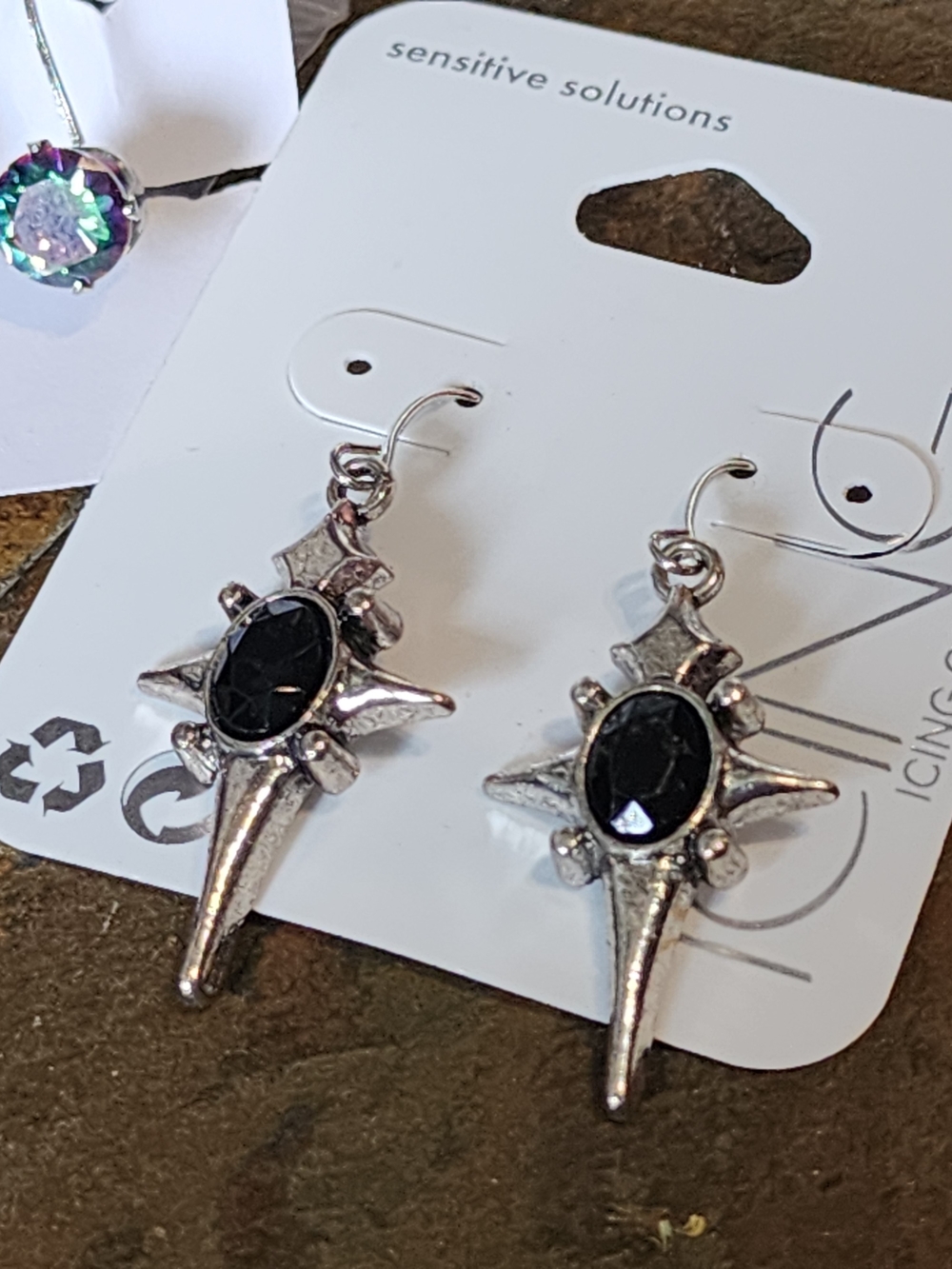 Multi-Pack Women's Earrings - Rainbow, Black & Gold Styles - Picture 2 of 4
